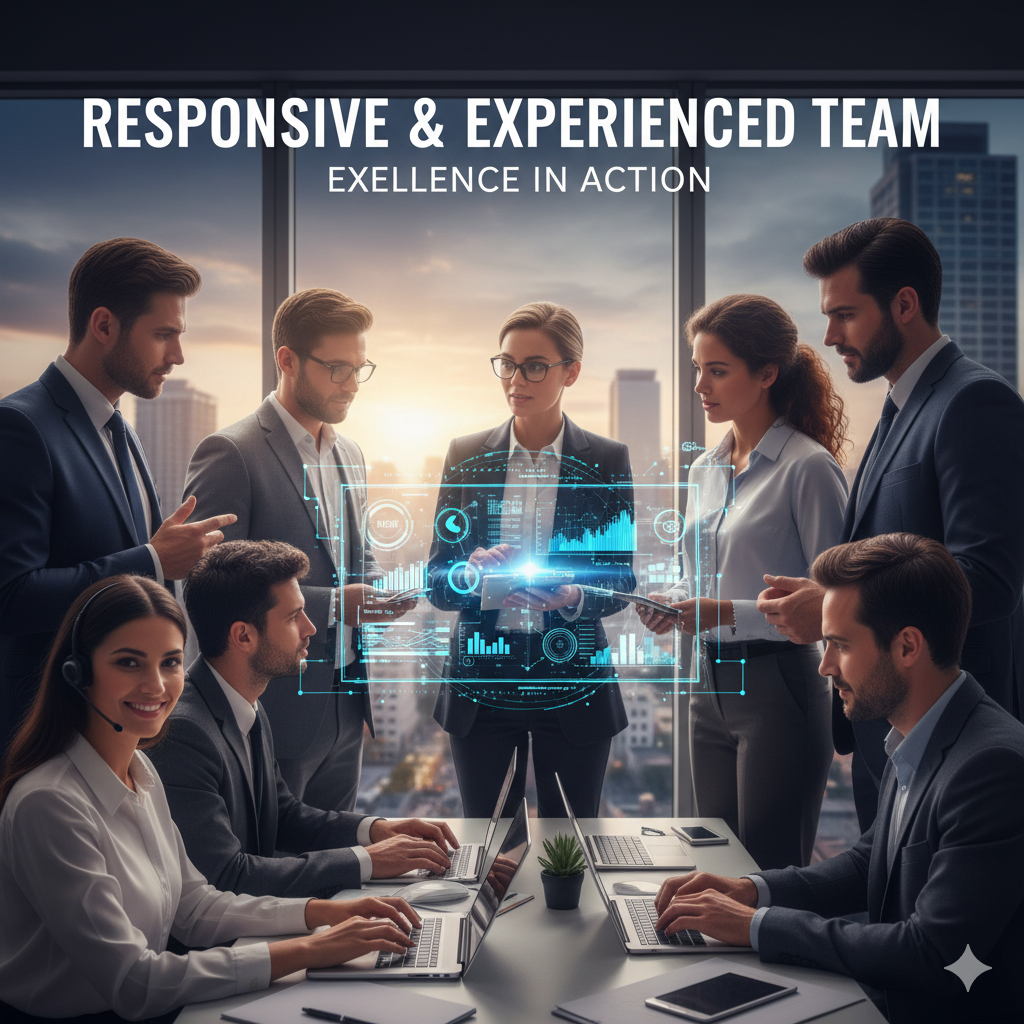 Responsive & Experienced Team